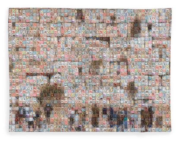 Western Wall - Blanket - ALEFBET - THE HEBREW LETTERS ART GALLERY